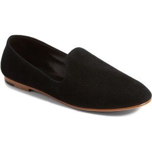 Vince Milo Loafers in Black Suede